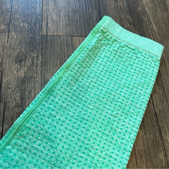 NWT Women’s Lime Green High Waist Compression Leggings Size S - Picture 7 of 9